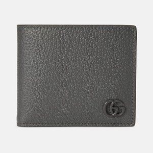 GUCCI GREY GG MARMONT CARD CASE WALLET